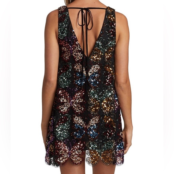 Free People Fly Me Away Sequin Mini Dress - Taylor Swift Eras Tour Outfit Idea! - Picture 2 of 7